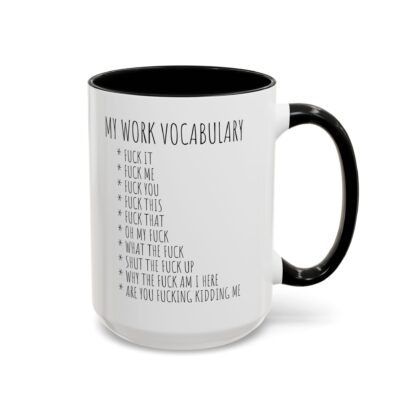 15oz Two Tone-My Work Vocab Mug