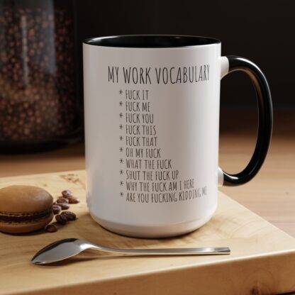 15oz Two Tone-My Work Vocab Mug - Image 5